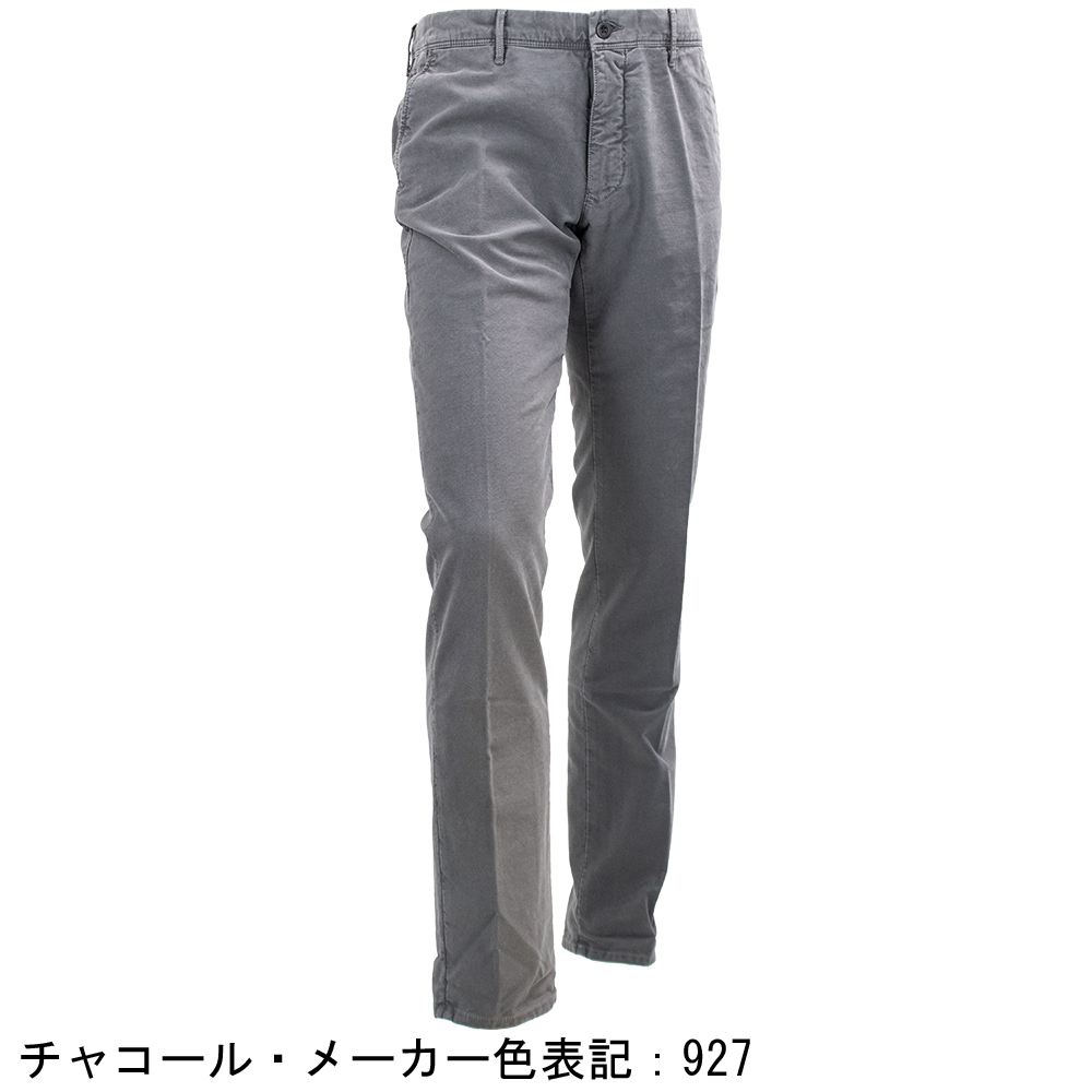 インコテックス パンツ メンズ ストレッチ コットン スリムフィット テーパード トリコチノパン 100番 INCOTEX 18S100 INC 4611Eの画像