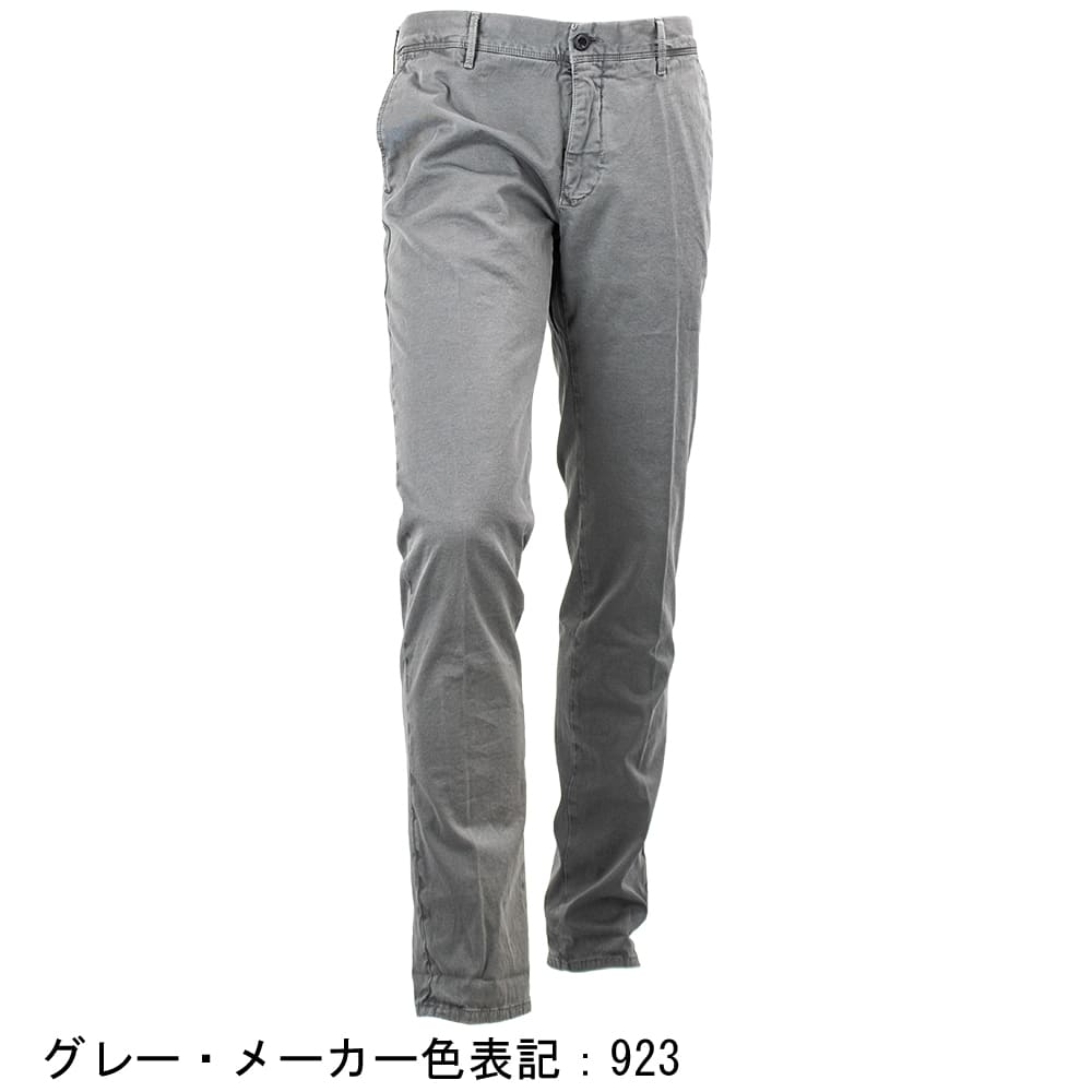 インコテックス パンツ メンズ ストレッチ スリムフィット ガーメントダイ テーパード ギャバジンチノパン INCOTEX SLACKS 18S100 INC 40600の画像