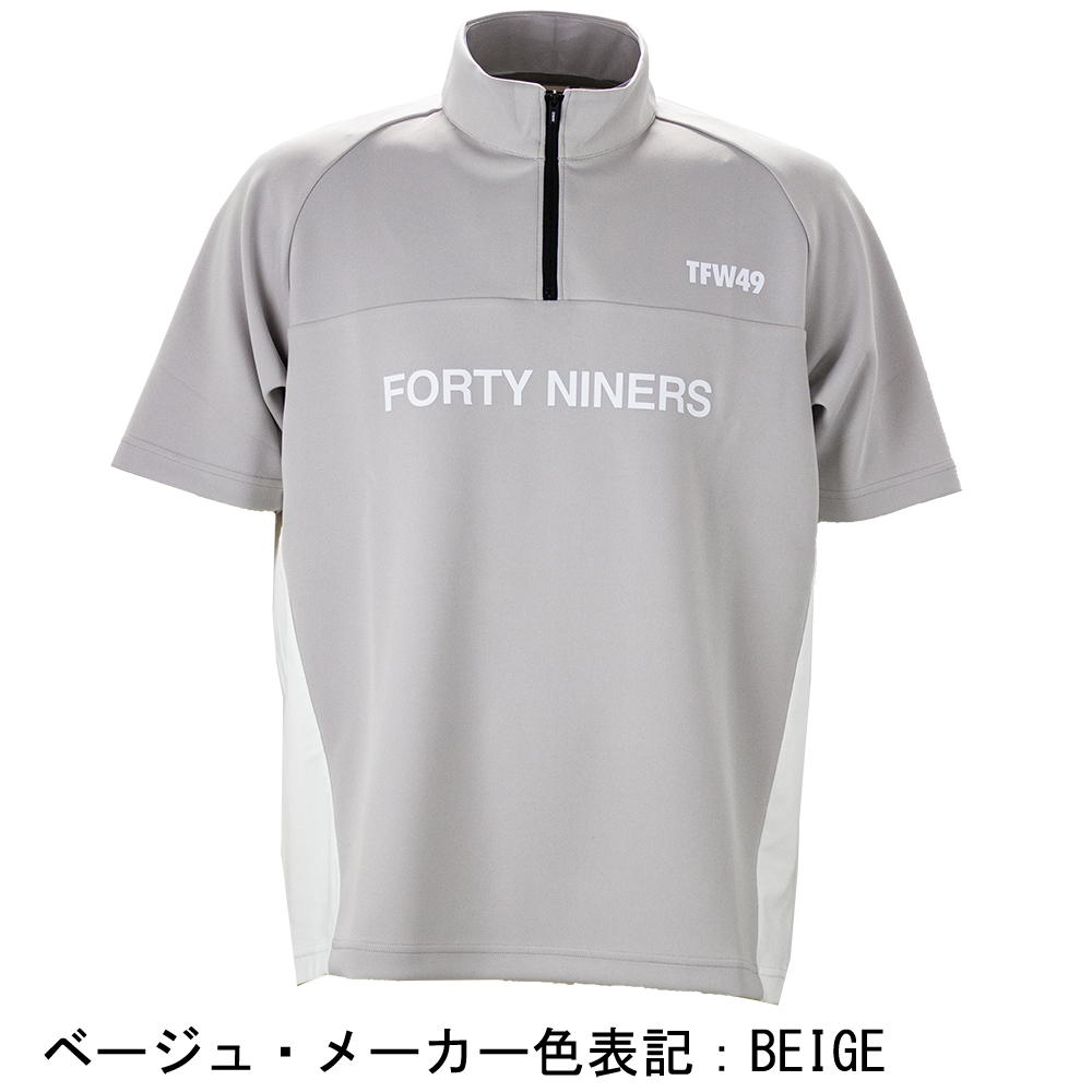 ティーエフダブリュー49 ゴルフ ウェア メンズ ハーフジップショートスリーブモックネック TFW49 HALF ZIP S/S MOCK NECK T102610007 TFWの画像