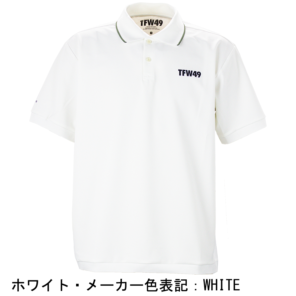 ティーエフダブリュー49 ゴルフ ウェア メンズ シグネチャーショートスリーブレギュラーポロ TFW49 SIGNATURE SS REGULAR POLO T102610013 TFWの画像