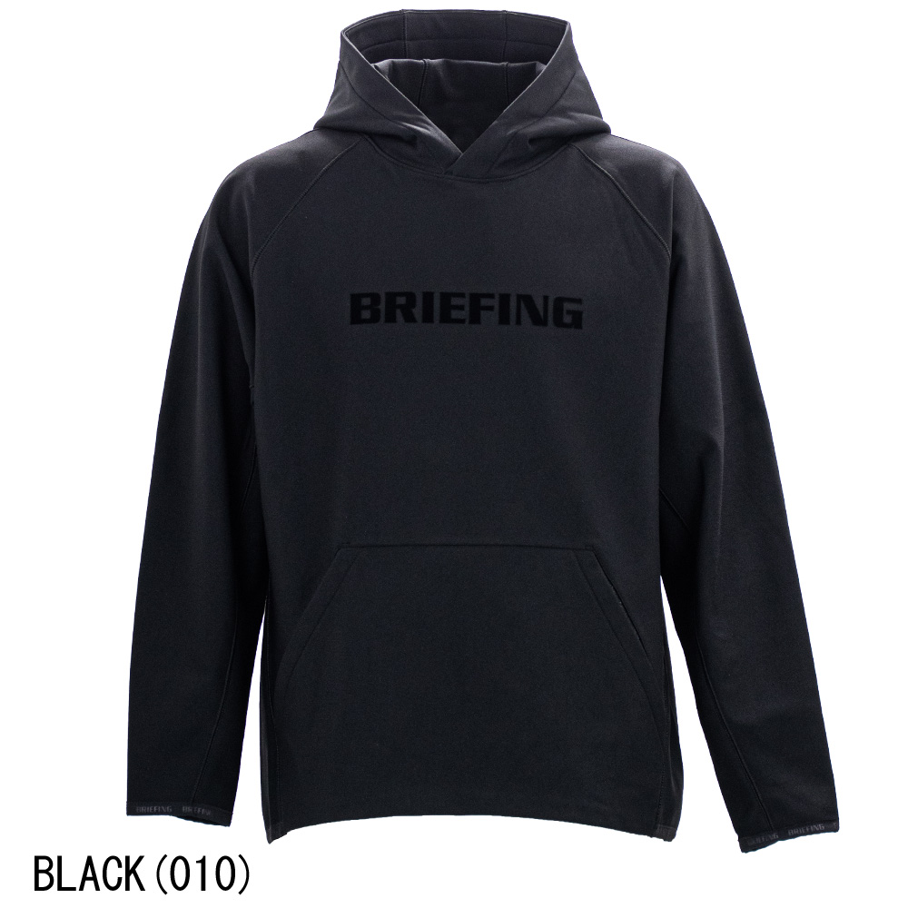 BRIEFING フード付きトレーナー 黒 BRIEFING GOLF ゴルフ メンズセーター、トレーナー｜メンズウエア
