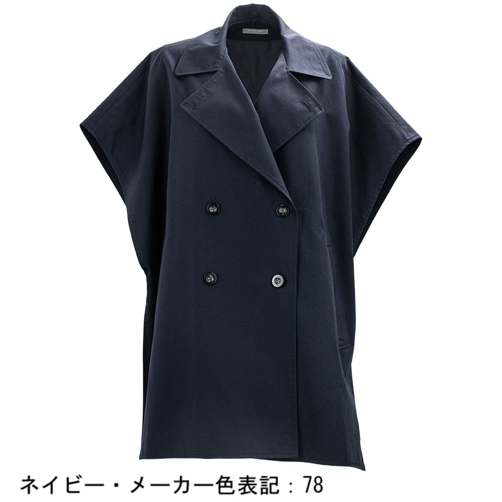 美品】blancvert ブランベール 千鳥柄 ウールコート ダブル 38