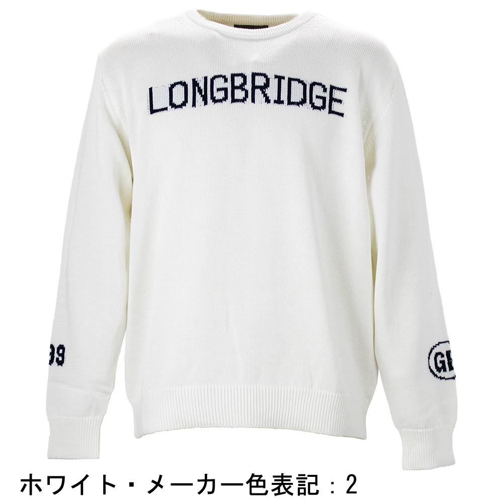 リナシェンテ ニット メンズ コットンニット ロゴ クルーネックセーター RINASCENTE 233-85002_1