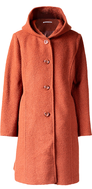 『トラベルウールプレミア素材ウールブレンドフード付きコート』トラベルウールプレミア（イタリアンファブリック）素材使用のフード付きコートです。｜lagrima-shop｜04