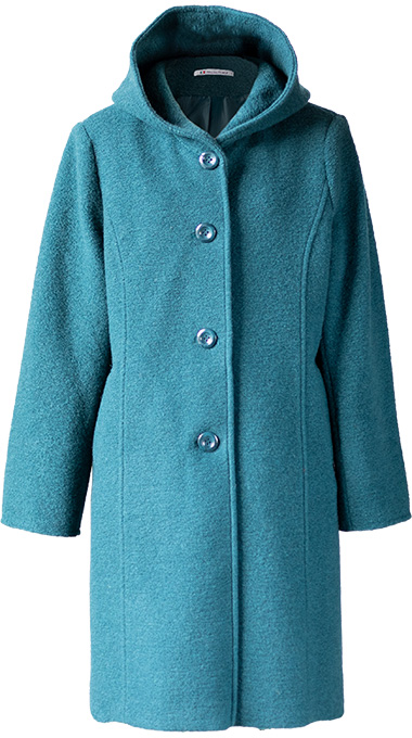 『トラベルウールプレミア素材ウールブレンドフード付きコート』トラベルウールプレミア（イタリアンファブリック）素材使用のフード付きコートです。｜lagrima-shop｜05
