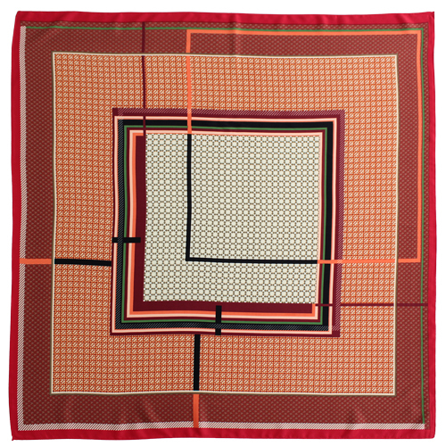 シルクスカーフ 馬のデザイン 90cm Hermès シルクスカーフ 馬のデザイン 90cm