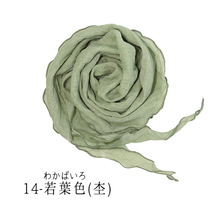 綿 生地 三角 スカーフ ストール 夏用ストール 春 夏 秋 用 全8