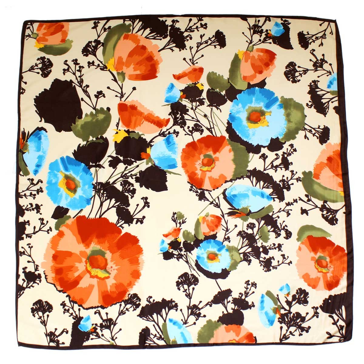 シルク タッチ スカーフ レディース 春 夏 秋 冬 用 サテン 生地