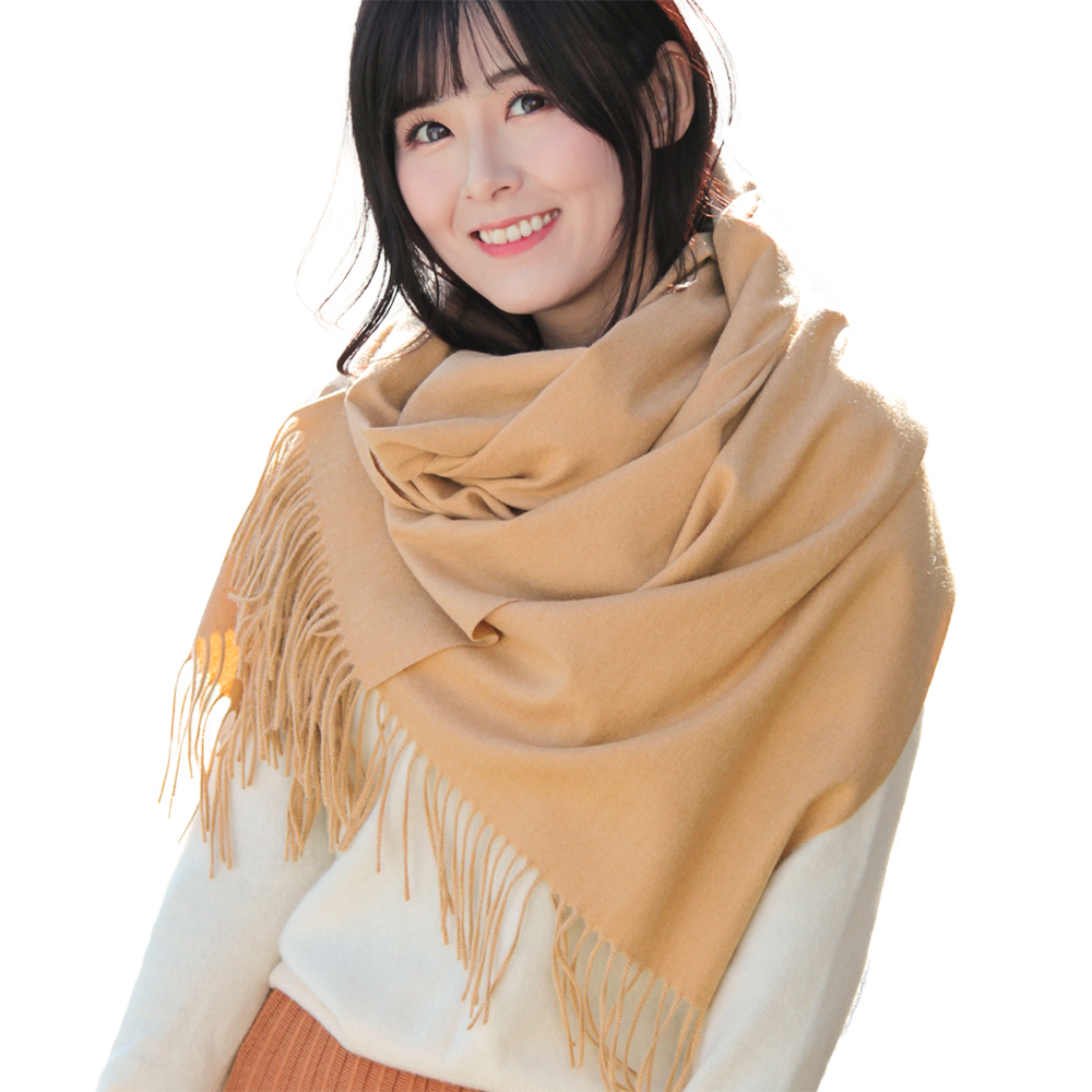 大判 ストール レディース やや 厚手 春 秋 冬 用 カシミヤ タッチ