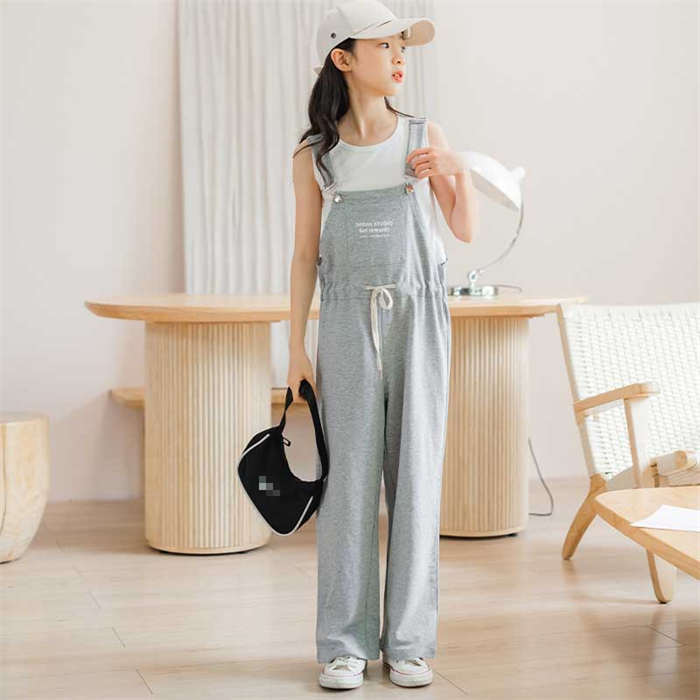 little suzie military suspenders pants - サロペット