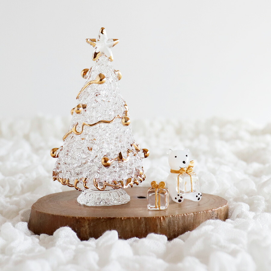 クリスマスツリー　オーナメント確認用 The Joy Luck Club】スパンツリー ゴールド H10cm クリスマスツリー