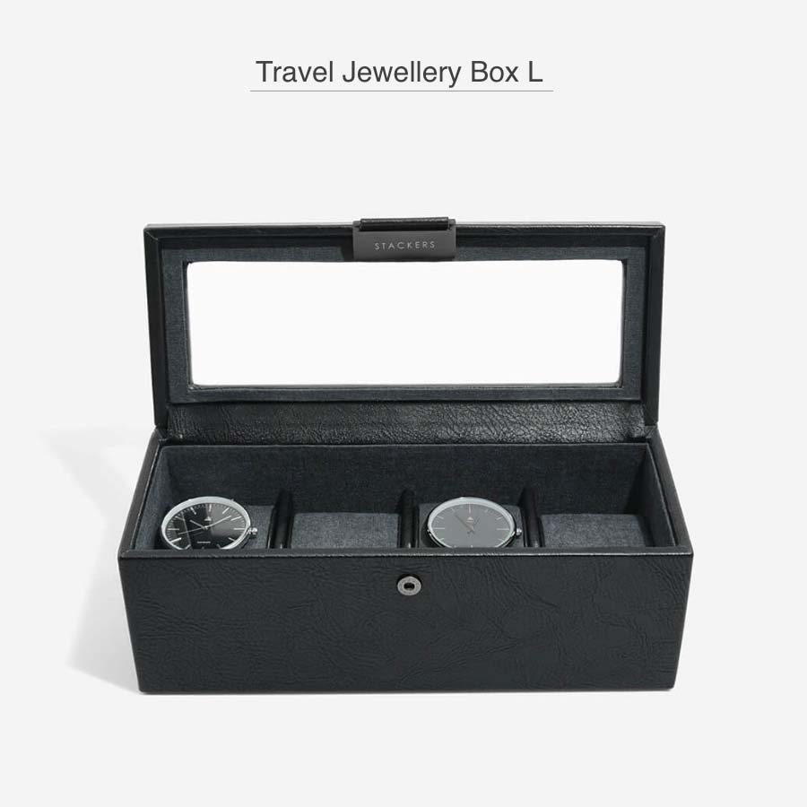 【新品】STACKERS LONDON スタッカーズ　ロンドン　3段 ブラック ベストセラー STACKERS LONDON 3段 ジュエリーボックス
