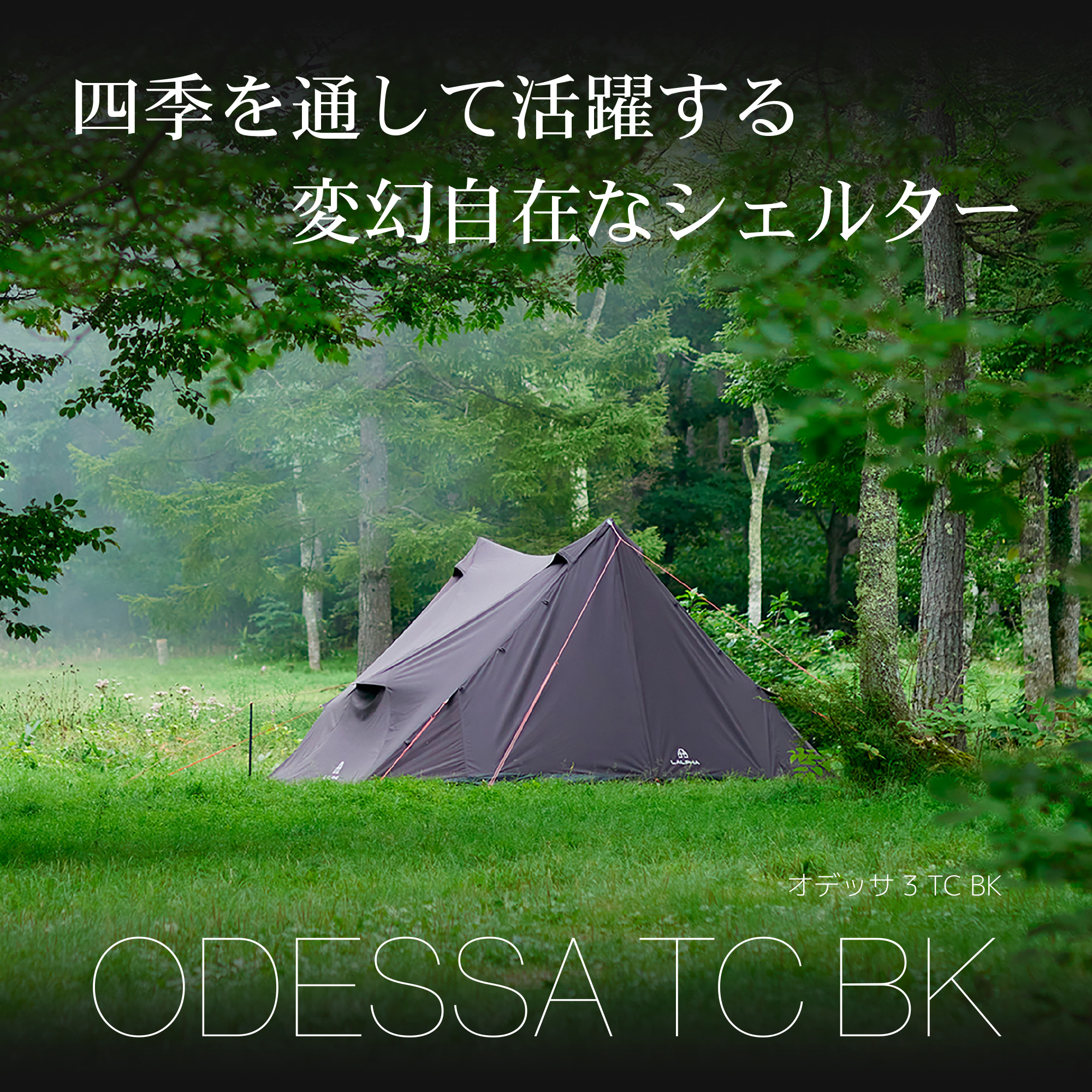 LALPHA（ラルファ） ODESSA TC BK ツーポールシェルター : LALPHA
