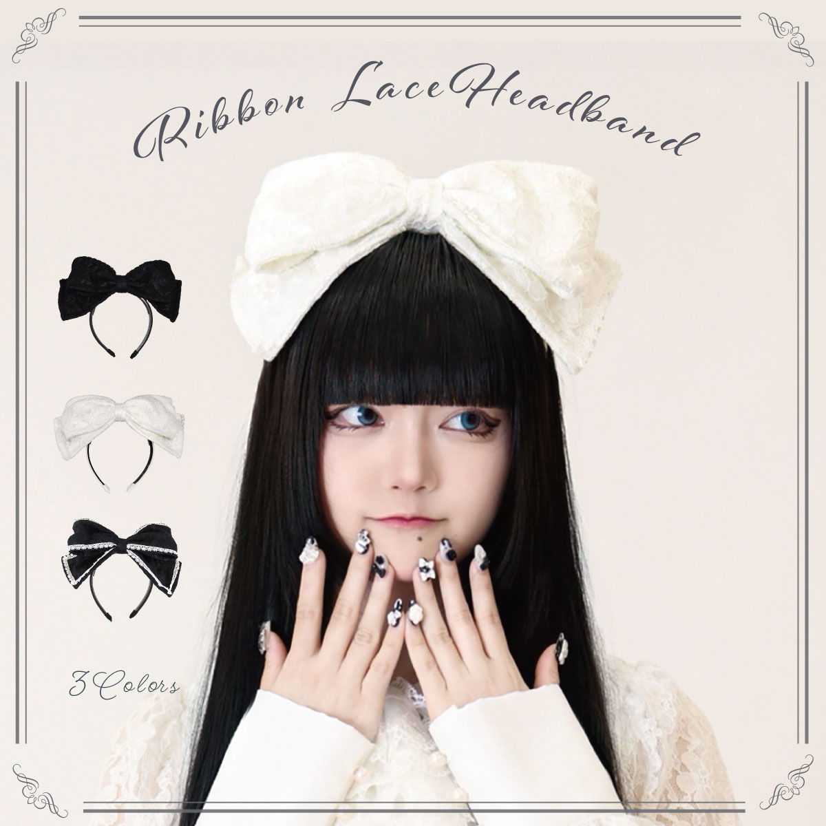 ロリータ ロリィタ レディース カチューシャ ヘッドドレス 髪飾り ヘア