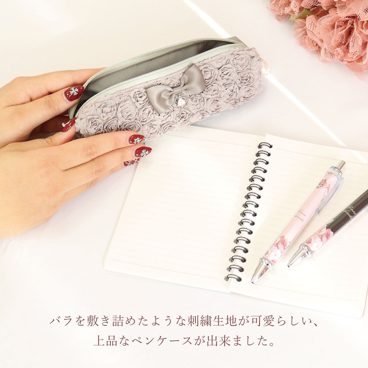 Lenue(レヌー)香りジュエリー☆Pebble cubic幸運bracelet_3色 Lab Sapphire RIBW 5*3MM 14K bracelet beside ラボ サファイア