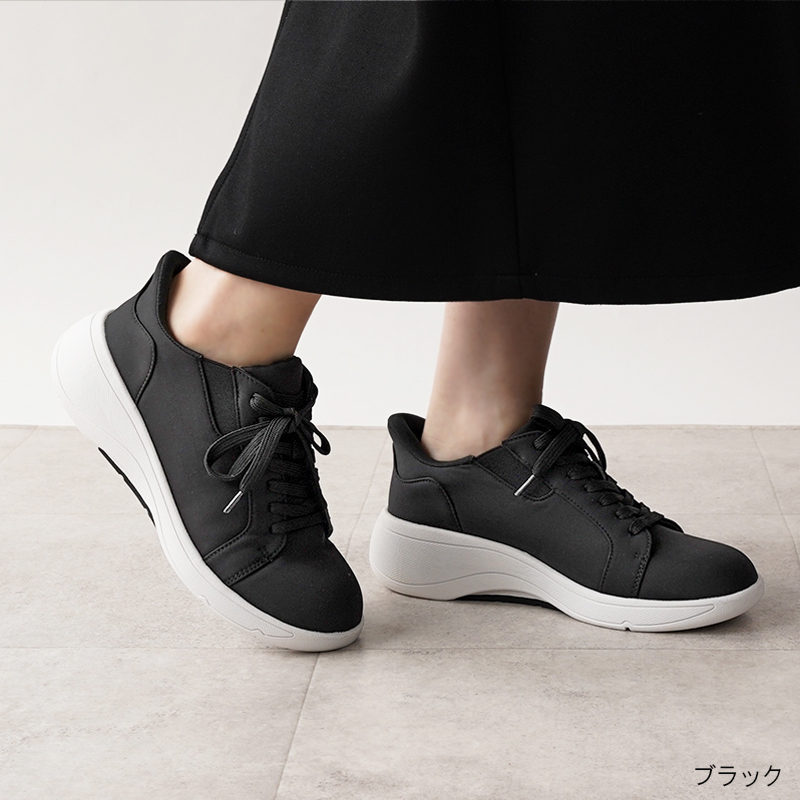 撥水 防水 スニーカー Atrium Spikeless Shoes レディース 手を使わず履ける スニーカー ハンズフリー 防水 撥水 軽量 スリッポン