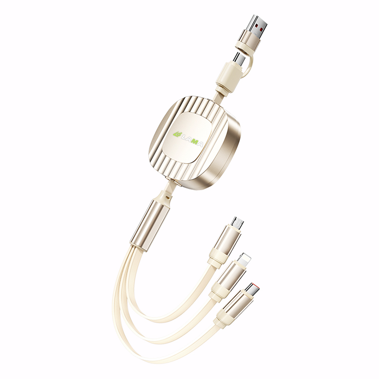 6in1 ケーブル 巻き取り 240W 急速充電 iPhone 充電ケーブル 120cm Type-C to Type-C ライトニングケーブル タイプCケーブル Lightning micro Android |  | 02