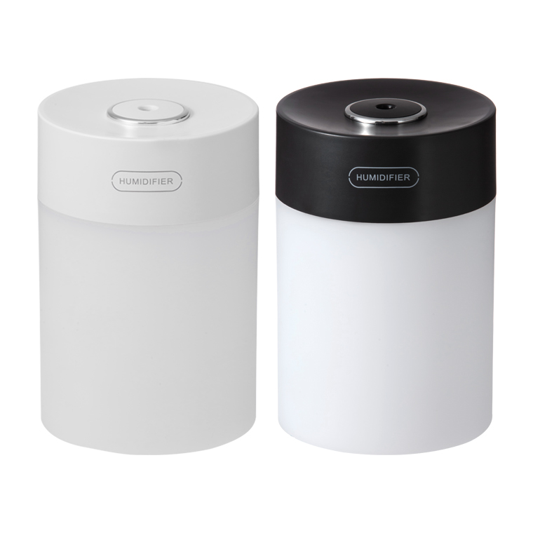 加湿器 2個セット 卓上 超音波式 600ml 卓上加湿器 小型 LEDライト