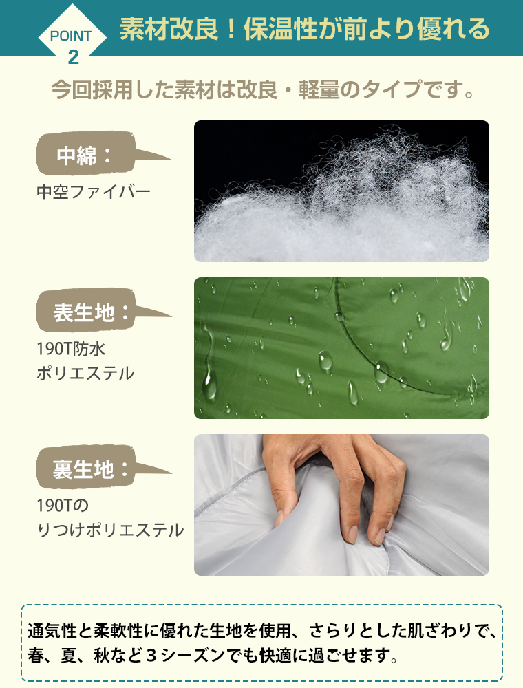 封筒型シュラフ