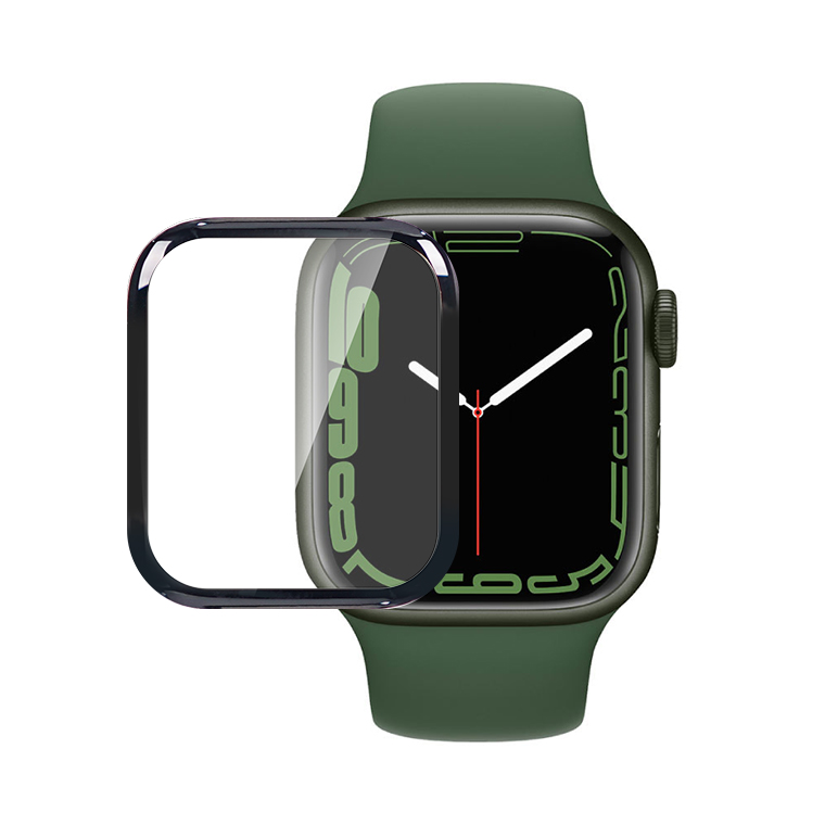 ー品販売 Apple Watch Series8 ケース 保護カバー 3D 41mm 45mm ガラスフィルム フィルム 49mm 全面保護  アップルウォッチ シリーズ7 薄い ハードケース