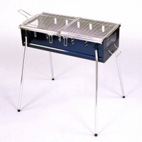 GREEN LIFE（グリーンライフ） 炭足しカンタン ステンレスBBQコンロ 網