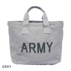 ARMY　ロゴ　キャンパス　トート　バッグ　レジかごバッグ