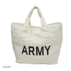 ARMY　ロゴ　キャンパス　トート　バッグ　レジかごバッグ