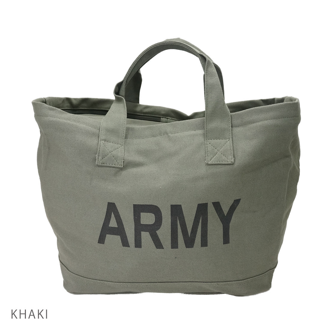 定番のお歳暮 ARMY ロゴ キャンパス トート バッグ レジかごバッグ : lamix バッグ