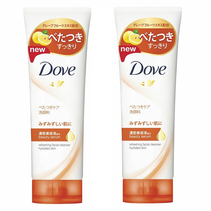 2セット Dove ダヴ フレッシュ 洗顔料 130g 洗顔 洗顔フォーム 泡