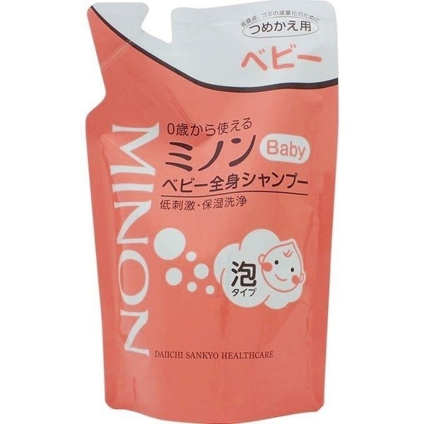 3個セット ミノン ベビー全身シャンプー 詰替え用 300ml×3セット ボディソープ 泡シャンプー 子供 ベビーシャンプー アミノ酸 保湿 敏感肌  :kzdai-12:reseo - 通販 - Yahoo!ショッピング