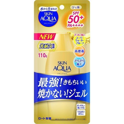 スキンアクア スーパーモイスチャージェルゴールド SPF50+ PA++++ 110g