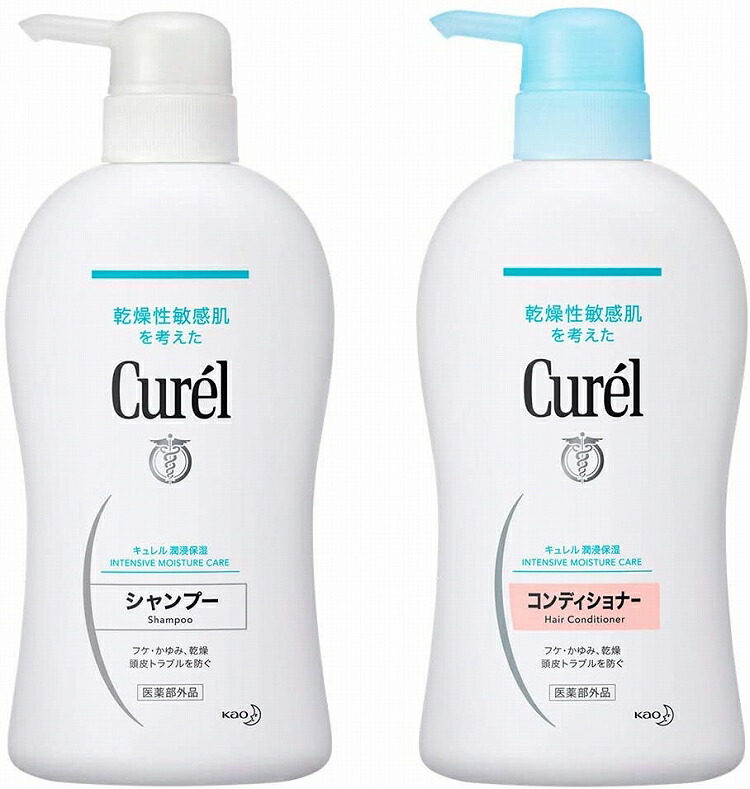 キュレル シャンプー＆コンディショナー ポンプタイプ 2本セット 420ml+420ml シャンプー コンディショナー リンス 保湿 敏感肌 低刺激  curel 花王 :kakyu-73:SUGARTIME - 通販 - Yahoo!ショッピング