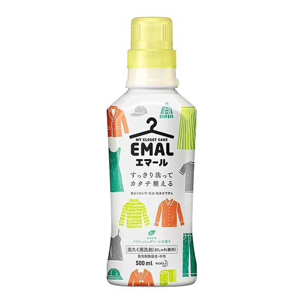 花王 エマール リフレッシュグリーンの香り 本体 500mL Kao 洗たく用