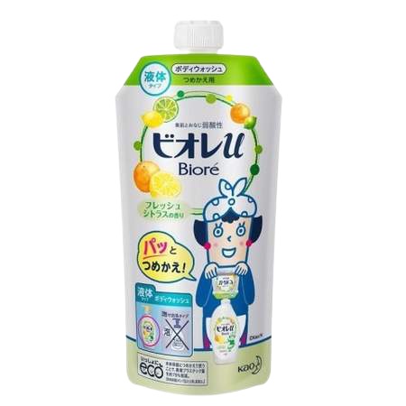 ビオレu フレッシュシトラスの香り つめかえ用 340ml ボディーソープ
