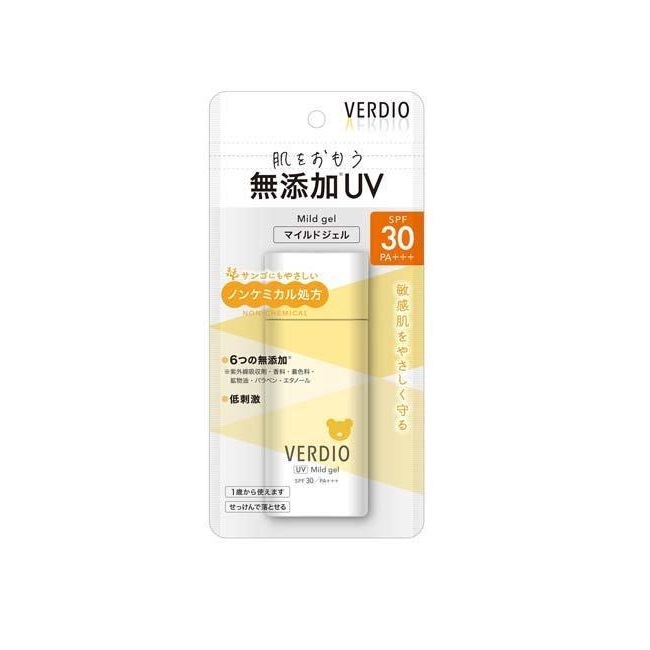 ベルディオ UVマイルドジェルN 80g SPF30 PA+++ ウォータープルーフ