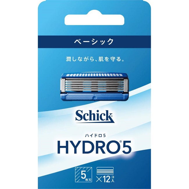 在庫処分】 シック ハイドロ5 ベーシック 替刃 12個入 5枚刃 交換 替え