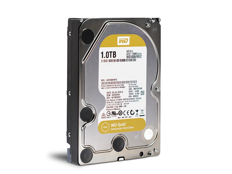 Western Digital WD GOLD HDD 1TB WD1005FBYZ ウエスタンデジタル