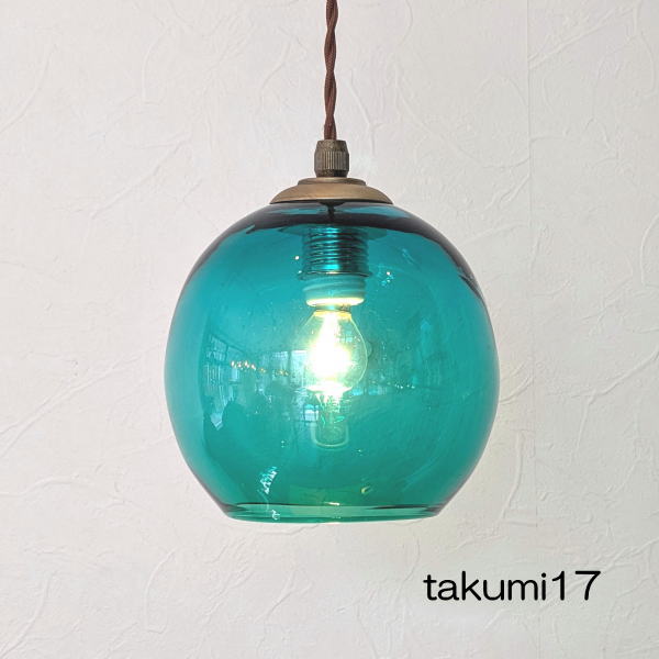 琉球ガラスシーリングランプ ペンダントランプ takumi17