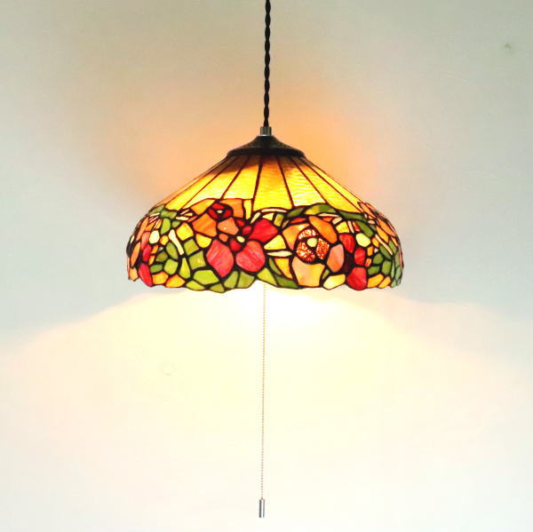 689340pendant ステンドグラスペンダントランプ : ランパデール - 通販