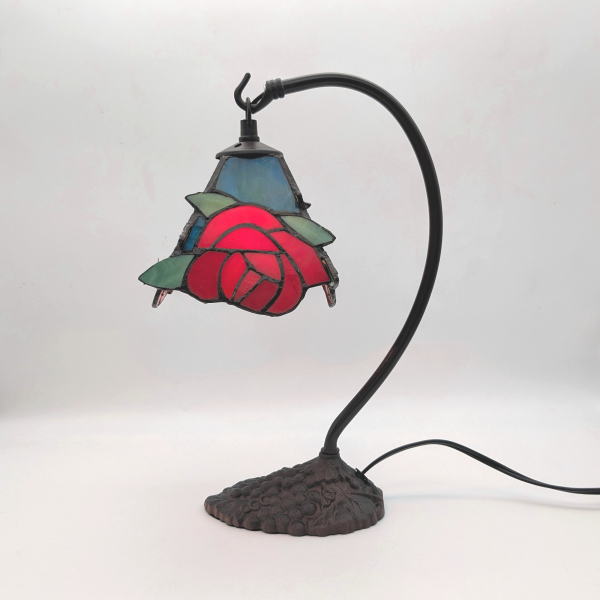 美品 ステンドグラス ステンド ランプ アンティークランプ td022525 ステンドグラステーブルランプ ステンドグラス 照明
