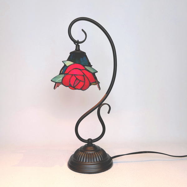 td030525 ステンドグラステーブルランプ ステンドグラス 照明