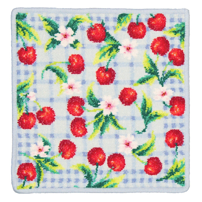 feiler（フェイラー） ハンカチ 25×25 チェリーピクニック CHERRY