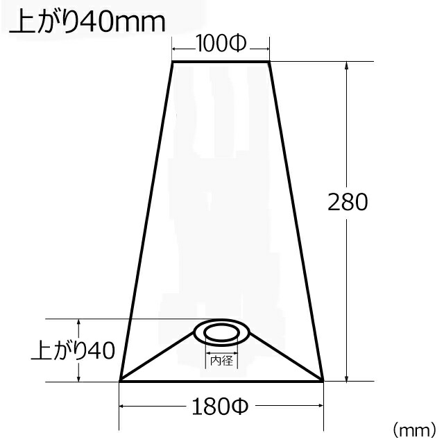 H18102 交換用ランプシェード ホルダー式 標準型 照明 シェードのみ 笠 傘  綿布 小さめサイズ｜lampshade1949｜02