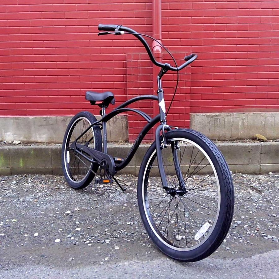 自転車 ELECTRA CRUISER-1-MatteBlack エレクトラ ビーチクルーザー 26インチ レインボー おしゃれ 通勤 通学 メンズ  レディース
