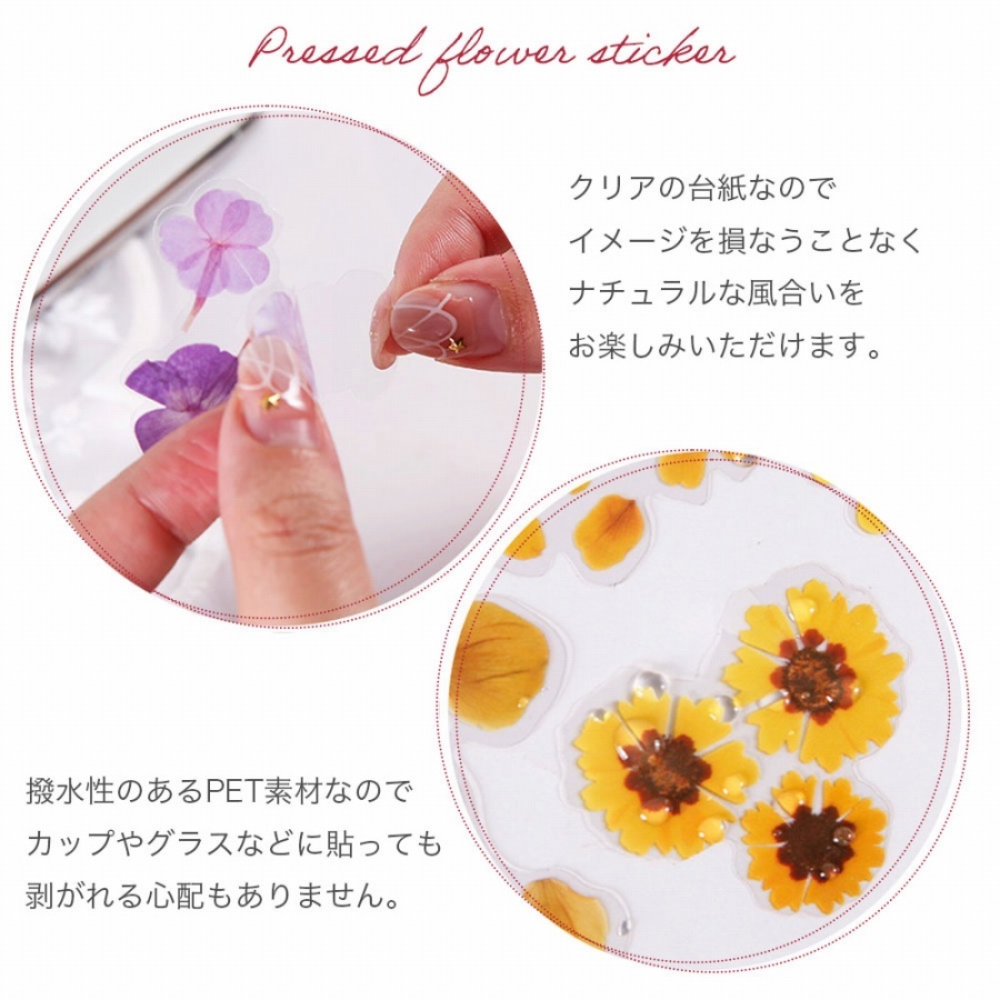 HANA ステッカー 4点 まとめ売り cim-4-flower-sticker01_7.jpg
