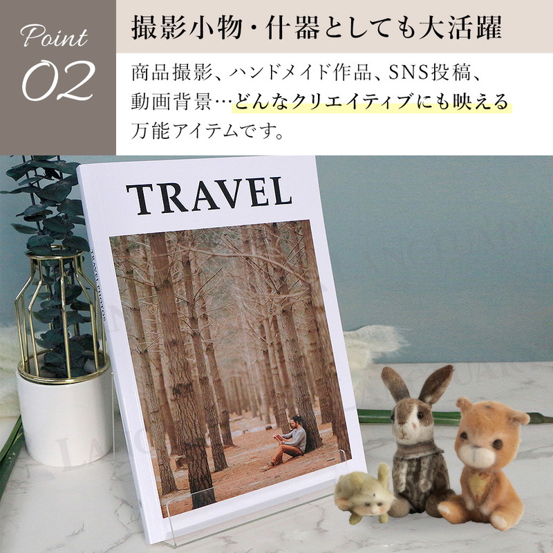 フェイクブック ダミーブック インテリア小道具 洋書風 A4サイズ 英語