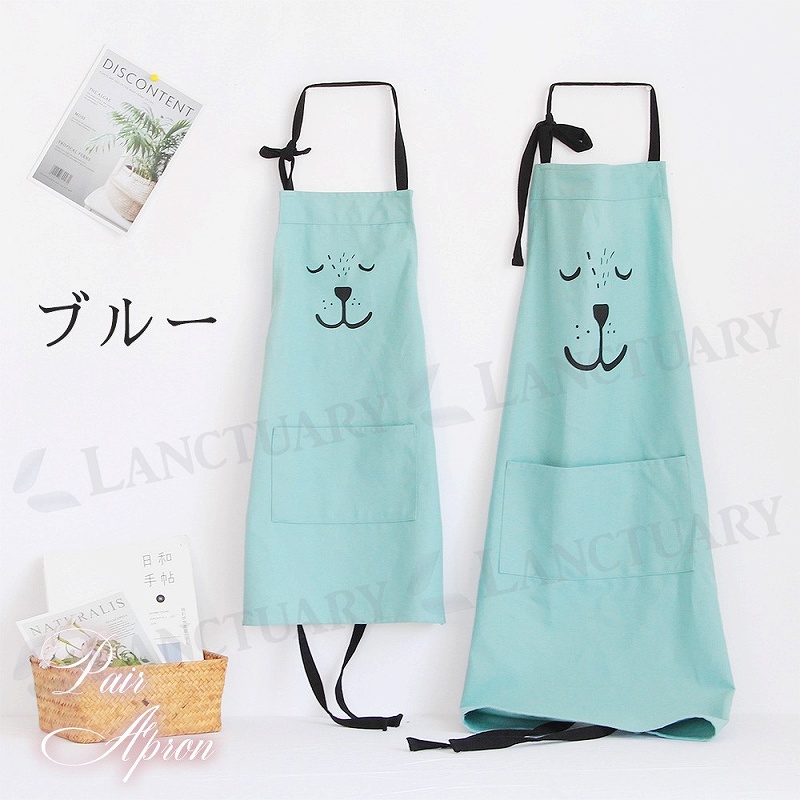 キッズエプロン 男の子 女の子 親子ペア お揃い 大人キッズセット ペア