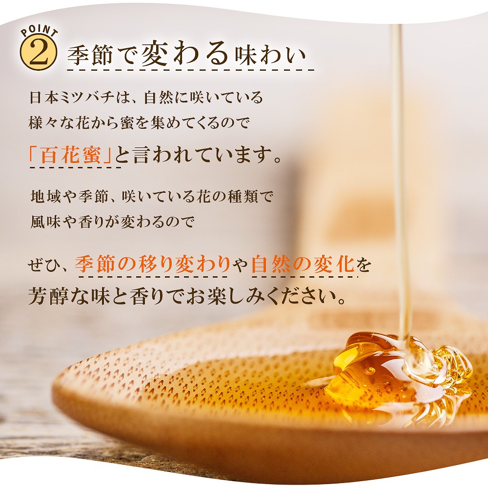 はちみつ 国産 日本みつばち たった1%の 百花ハニー プレゼント 生
