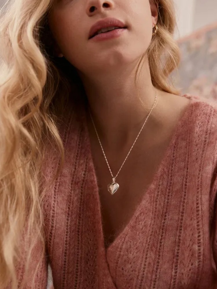 LOUISE DAMAS ルイーズダマス Eve medal heart pendant ハート