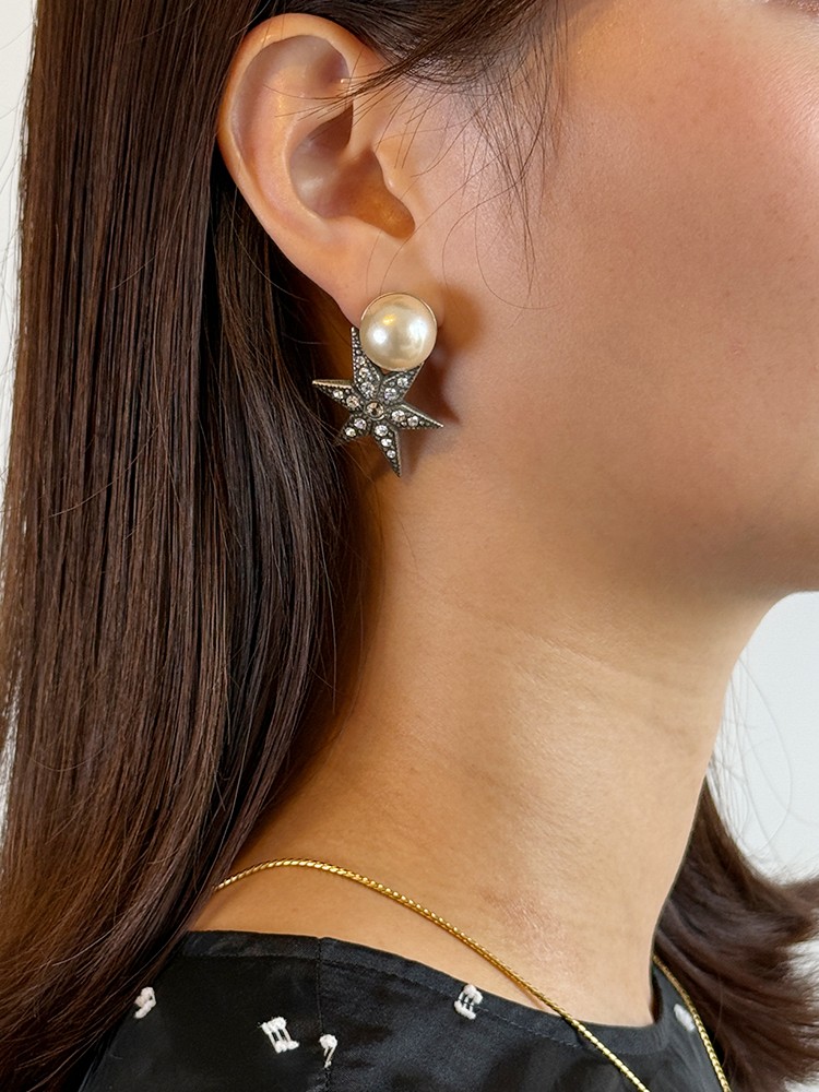 ADER.bijoux（アデル ビジュー） STAR pearl ピアス/イヤリング 